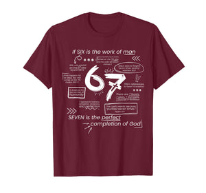 The Perfect Completion of God 67 Meme Christian Bible T-Shirt