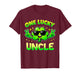 One Lucky Uncle Cute Shamrock Sunglasses Patrick Day T-Shirt