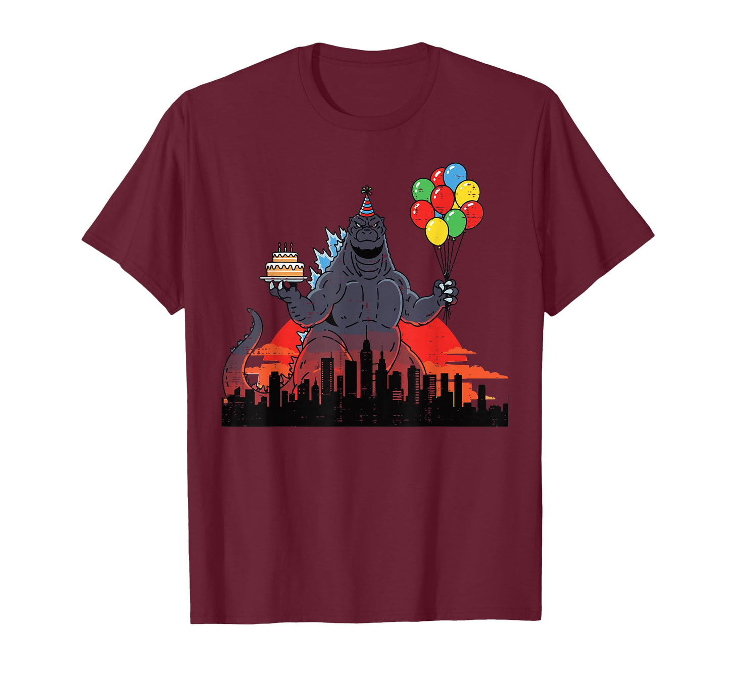 Japanese Monster Birthday Funny Bday Party Men Women Kids T-Shirt