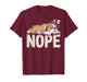 Nope Lazy English Bulldog Dog Lover T-Shirt