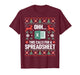 Oh This Calls for a Spreadsheet Christmas Sweater Excel Ugly T-Shirt