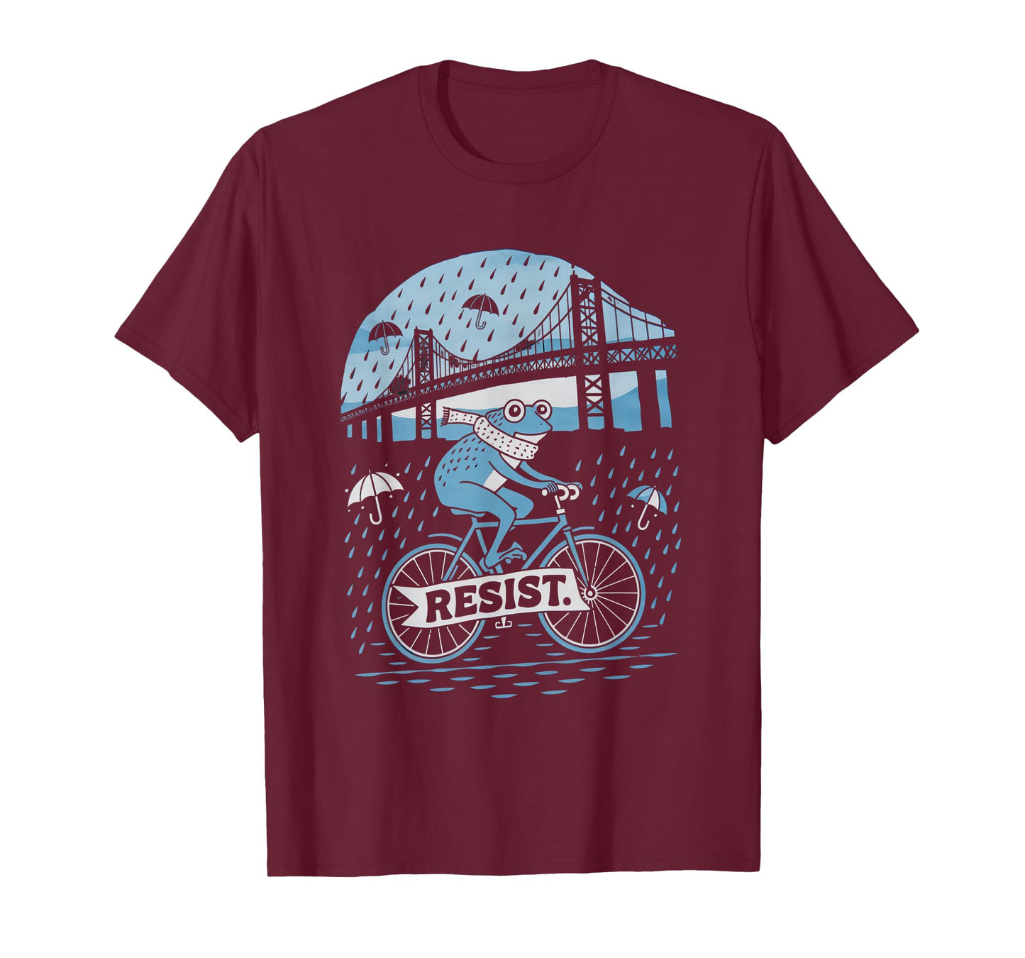 Portland Frog Resist Tshirt Protest Portland Frog Activist T-Shirt
