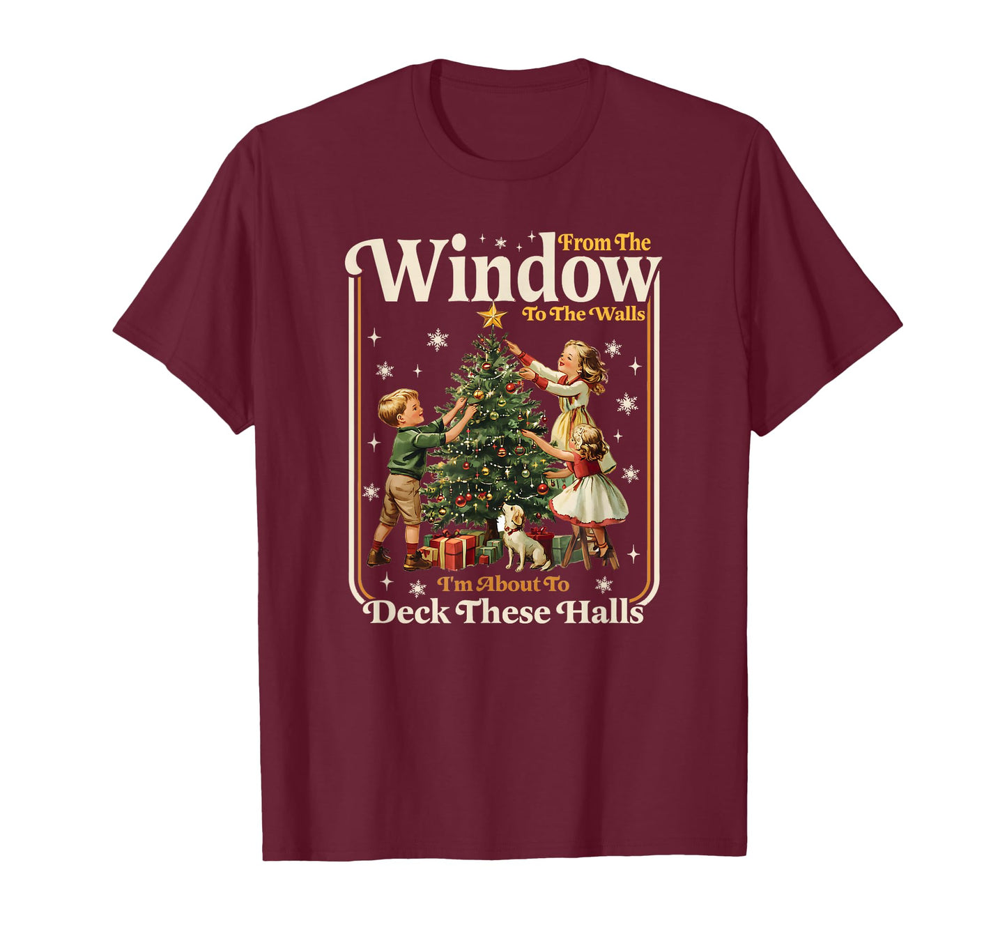 from Windows to Walls Holiday Party Funny Adult Humor T-Shirt