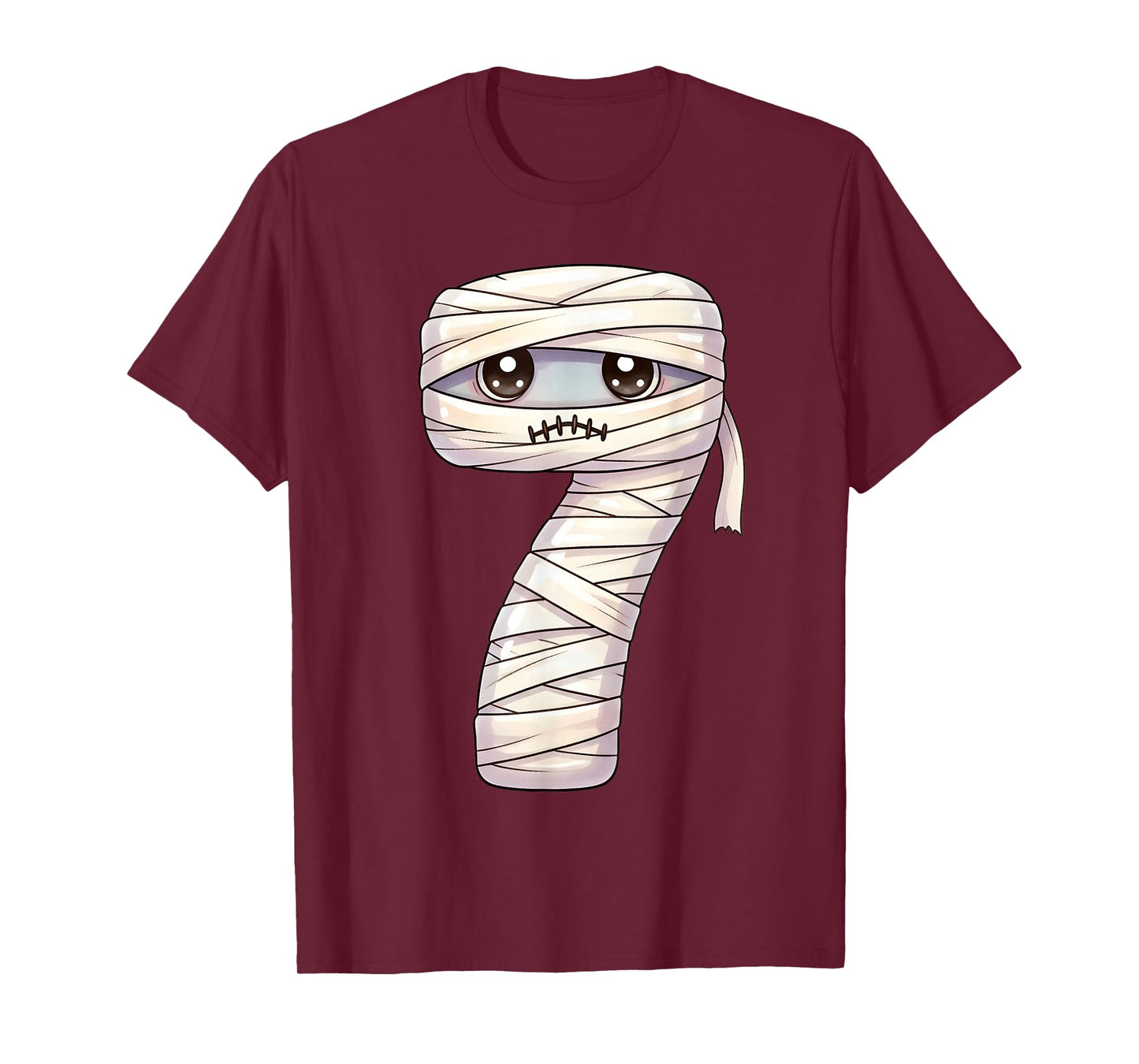 Fun Six Seven 6 7 Meme Design Couples Halloween Mummy T-Shirt