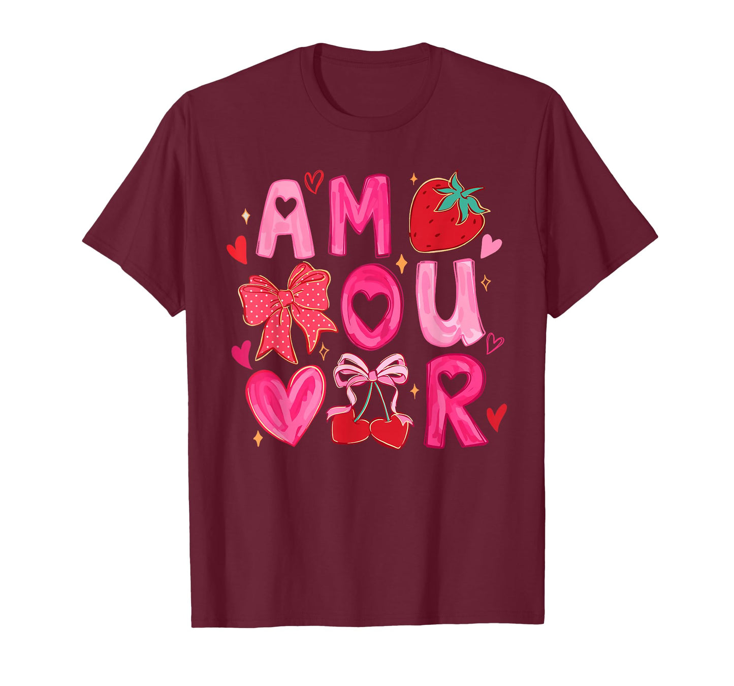 Amour Vintage Coquette Valentine Christian Jesus Religious T-Shirt