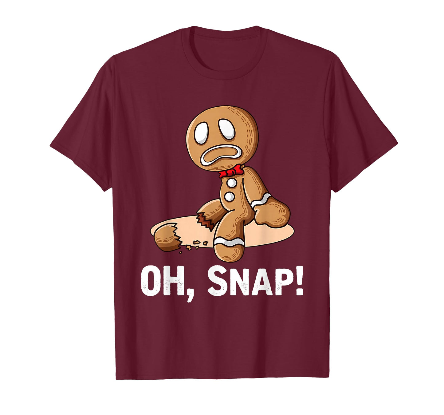 Gingerbread Man Oh Snap Christmas Funny Cookie Baking Gift T-Shirt