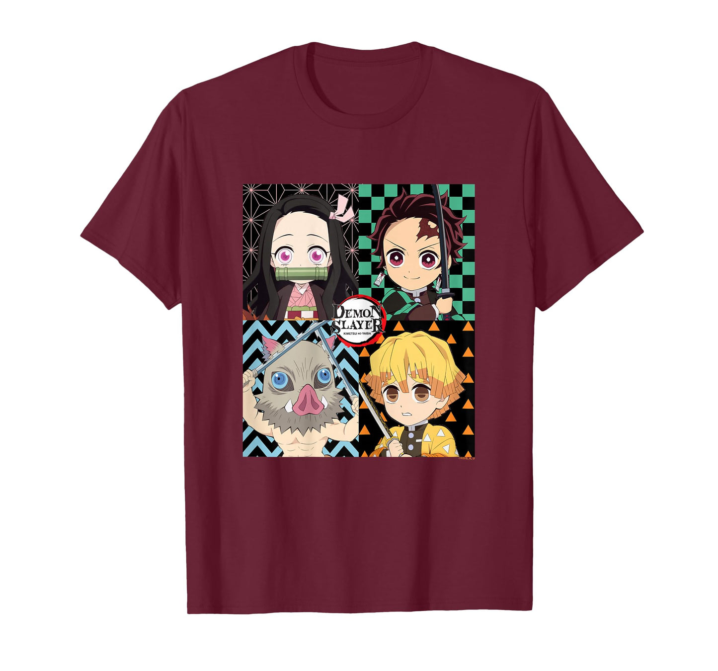 Demon Slayer: Kimetsu no Yaiba Tanjiro Inosuke Zenitsu Cute T-Shirt