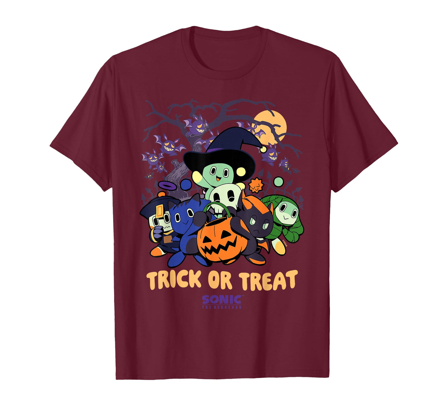 Sonic The Hedgehog - Chao Tales Halloween Trick or Treat T-Shirt