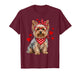 Yorkshire Terrier Valentines Day Dog Lover Heart T-Shirt