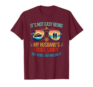 Husband and Wife Cruise Candy Funny Matching Couples T-Shirt