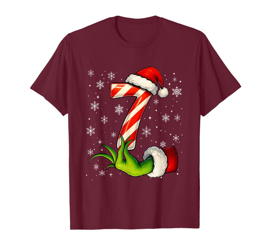 Six Seven Funny Christmas Couple Matching Meme T-Shirt