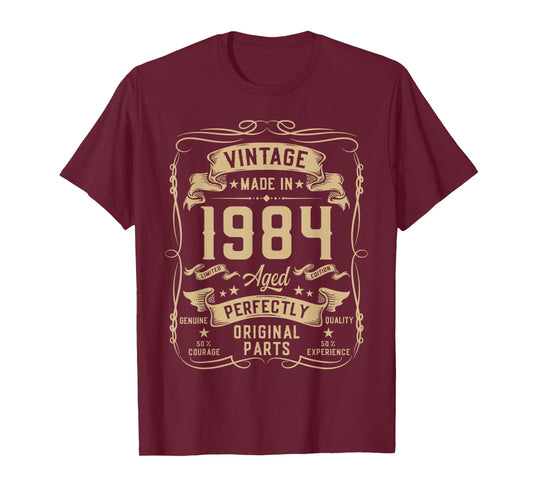 Vintage 1984 42yr 42nd Birthday Gifts for Men 42 Years Old T-Shirt