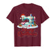 Cute Sewing Sewer Merry Quiltmas Christmas Patterns Quilter T-Shirt