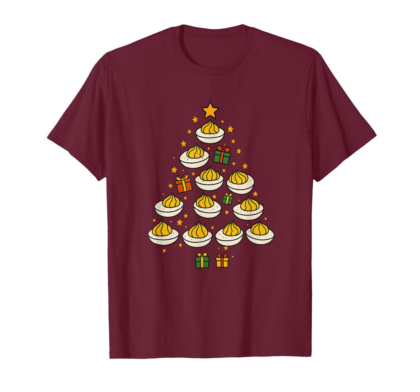 You Know Why I'm Here | Funny Deviled Christmas Eggs Tree T-Shirt