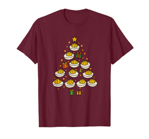 You Know Why I'm Here | Funny Deviled Christmas Eggs Tree T-Shirt