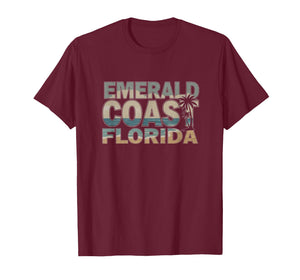 Retro Emerald Coast Florida Design T-Shirt