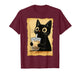 Kawaii Cat Driking Bubble Tea Cute Anime Kitty Slice T-Shirt