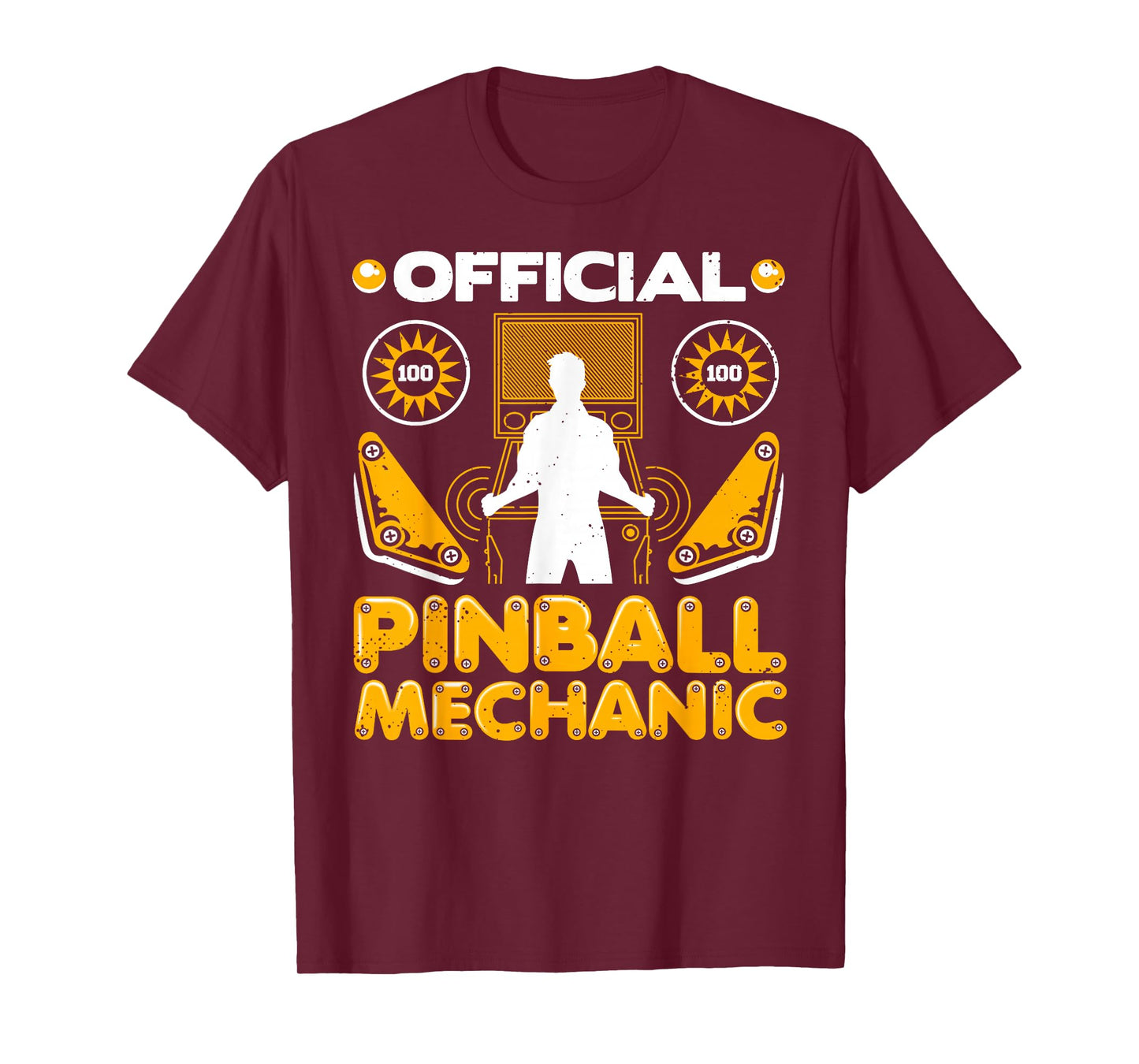 Pinball Mechanic Pinball Player Pinball Machine Collector T-Shirt