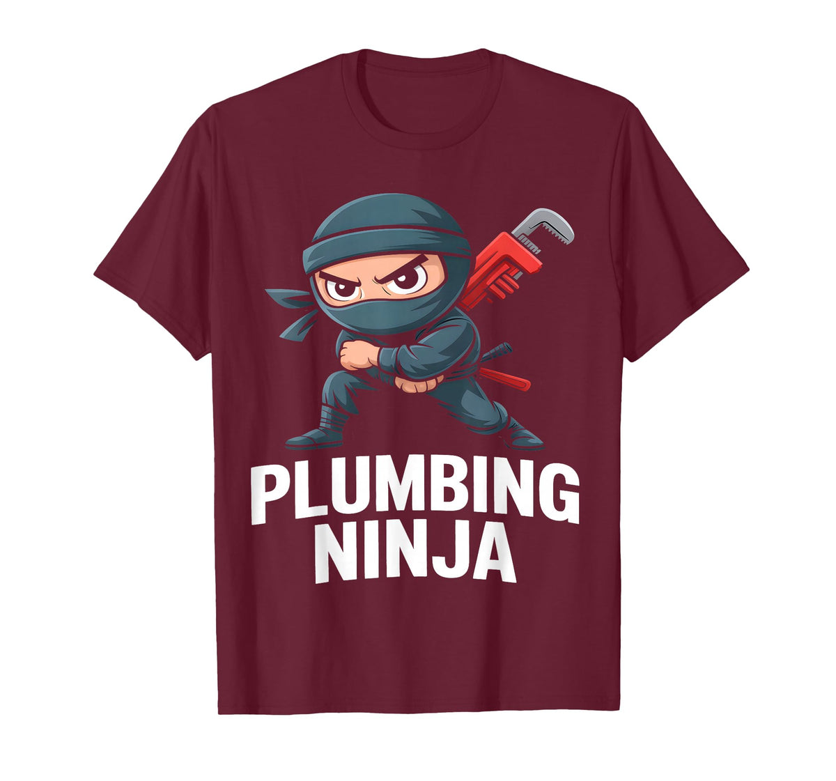 Funny Plumbing Ninja T-Shirt