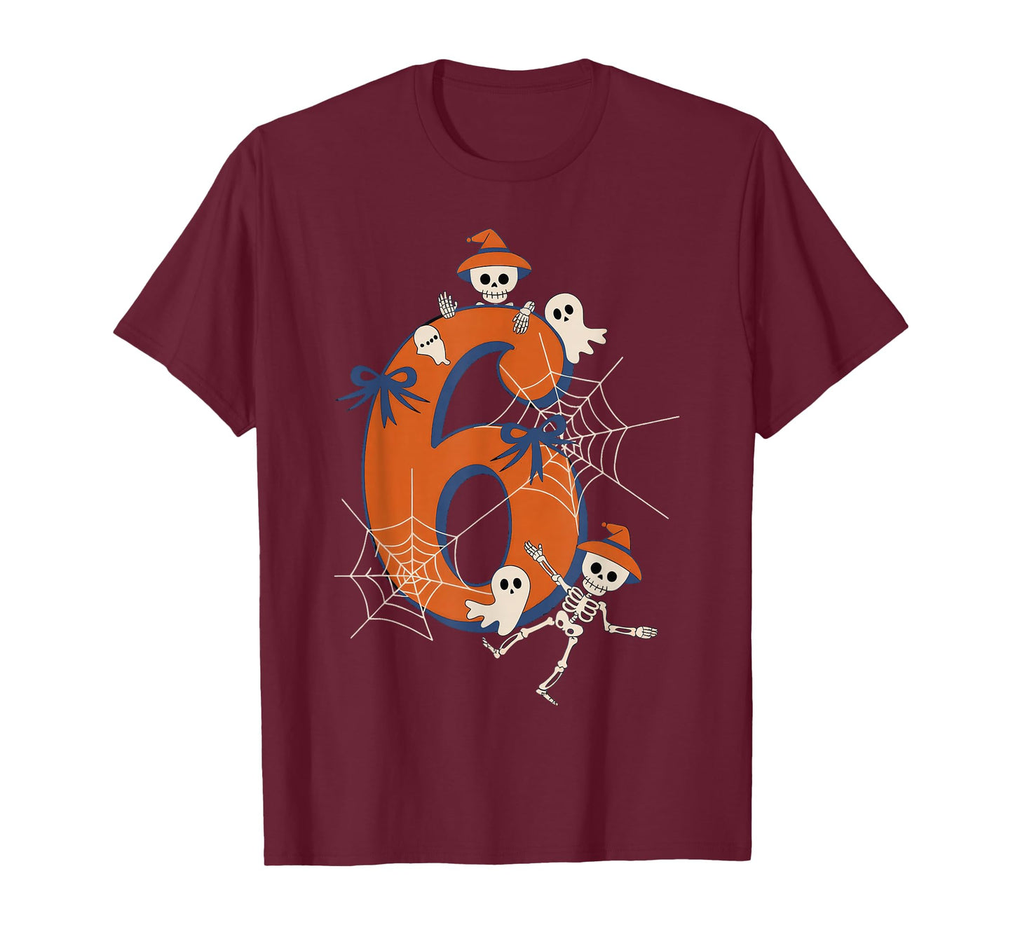 Six Seven Meme 6 7 Halloween Costume Dancing Skeleton T-Shirt