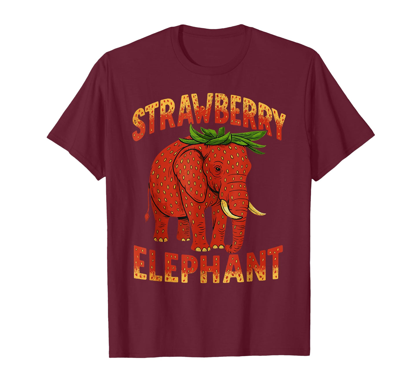 Kids Meme Italian Brainrot Strawberry Elephant T-Shirt