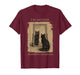 Funny I Do Not Think Therefore I Do Not Am, Vintage Meme Cat T-Shirt
