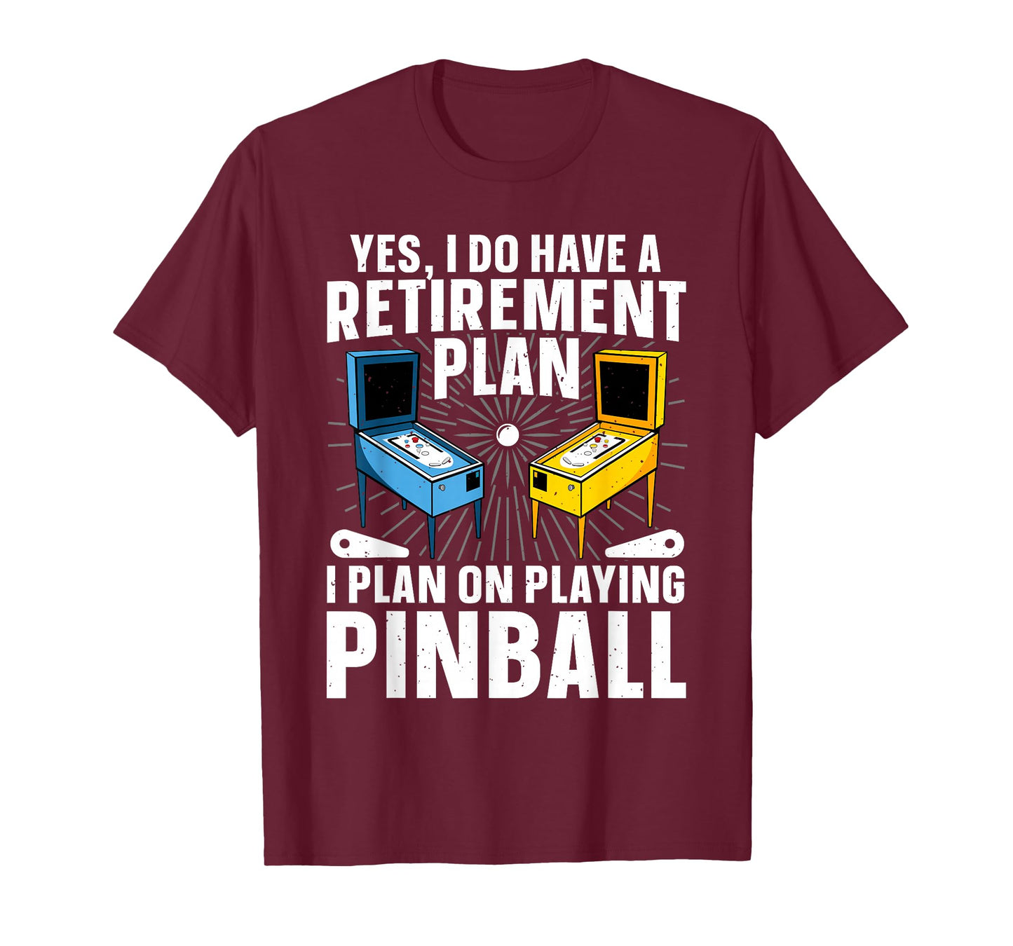 Funny Pinball Art for Men Women Arcade Pinball Machine Lover T-Shirt