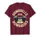 Dumbbells Over Dumbasses Retro Iron Strength Fitness Grunge T-Shirt