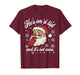 He's on The List not Mine Santa Funny Christmas T-Shirt