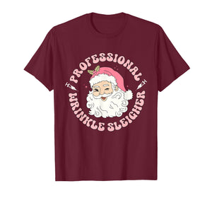Professional Wrinkle Sleigher Botox Injector Nurse Christmas T-Shirt