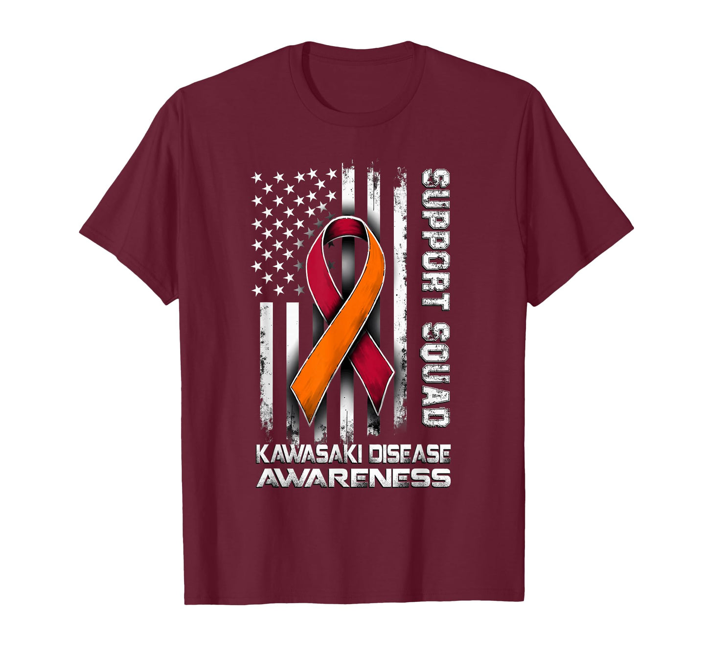 Retro Support Squad Kawasaki Disease Awareness T-Shirt