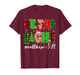 Be The Light Christian Christmas Pjs Xmas Men Women T-Shirt