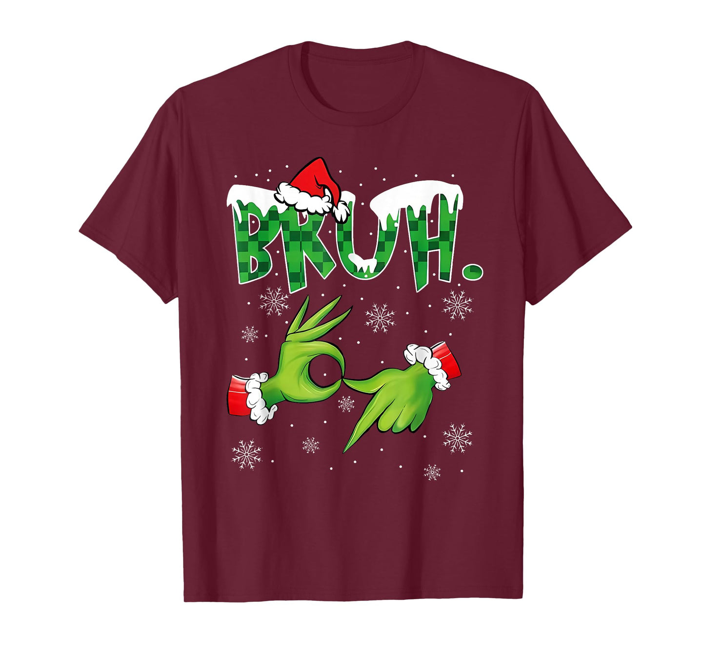 Bruh 67 Six Seven 6 7 Meme Christmas Funny Gen Alpha Slang T-Shirt