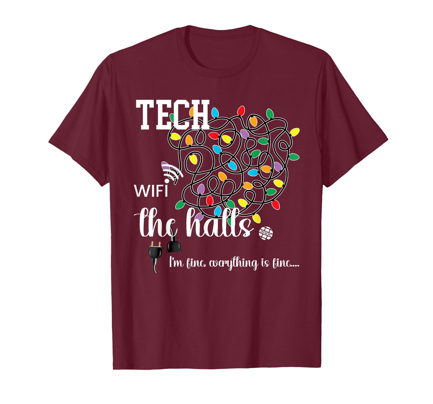 Technology Teacher Christmas Information Teacher STEM STEAM T-Shirt