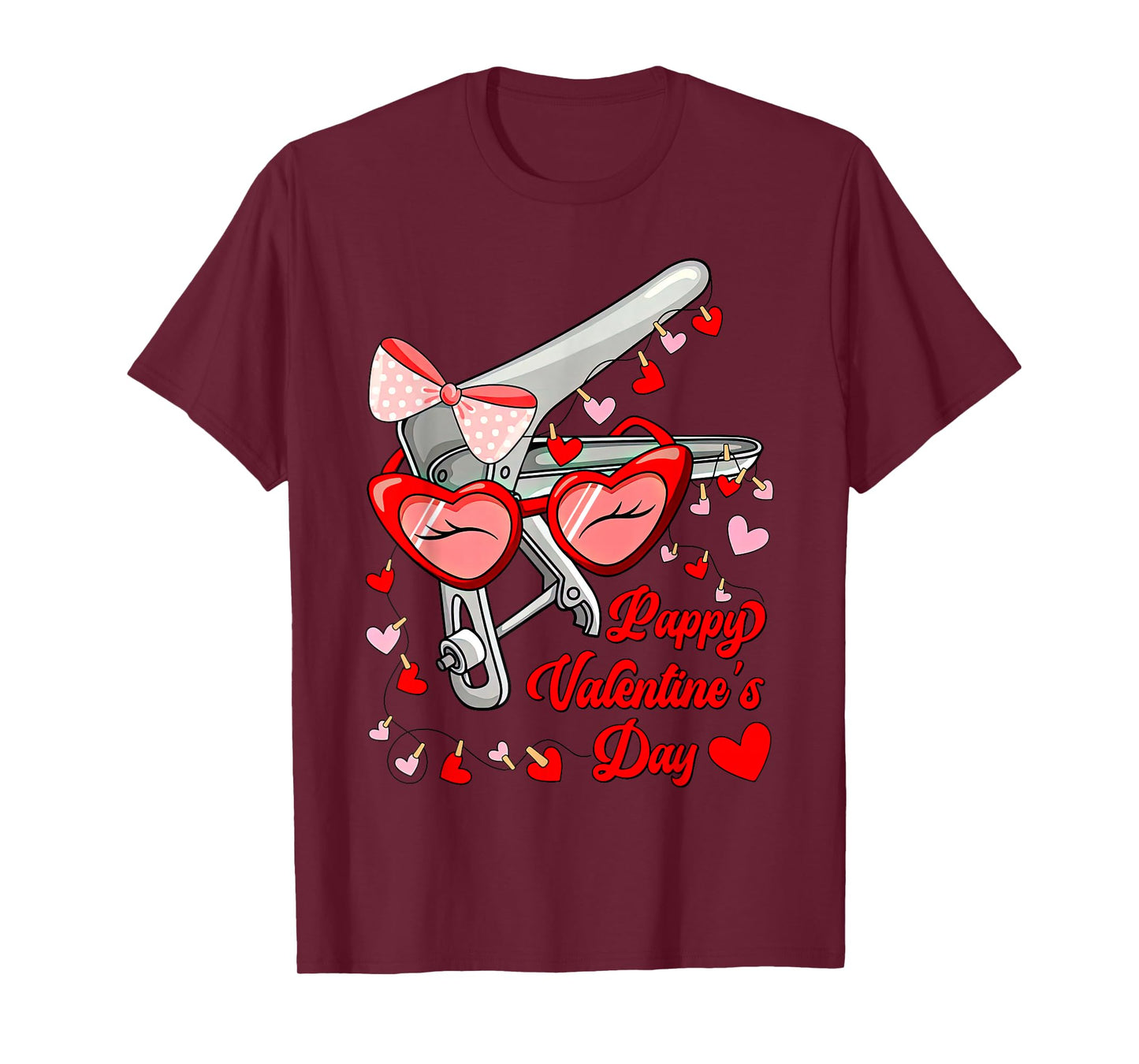 Cute Speculum Valentine Day OBGYN Obstetrics Gynecology OB T-Shirt