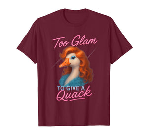 Cool Duck Attitude Funny Quack Quote Retro Style T-Shirt