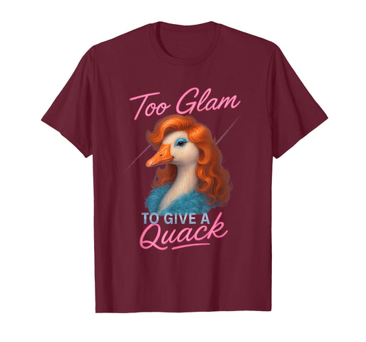 Cool Duck Attitude Funny Quack Quote Retro Style T-Shirt