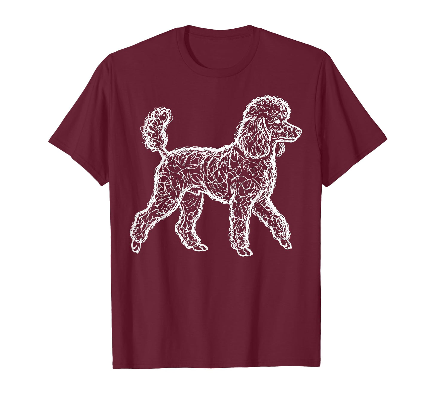 Poodle Line Art T-Shirt
