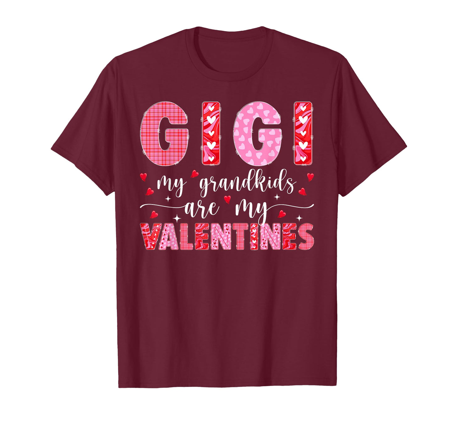 Gigi My Grandkids are My Valentines Day Gigi Valentine T-Shirt