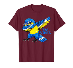 Lucian Independence Day Saint Lucia Parrot, Flag Boys, Kids T-Shirt