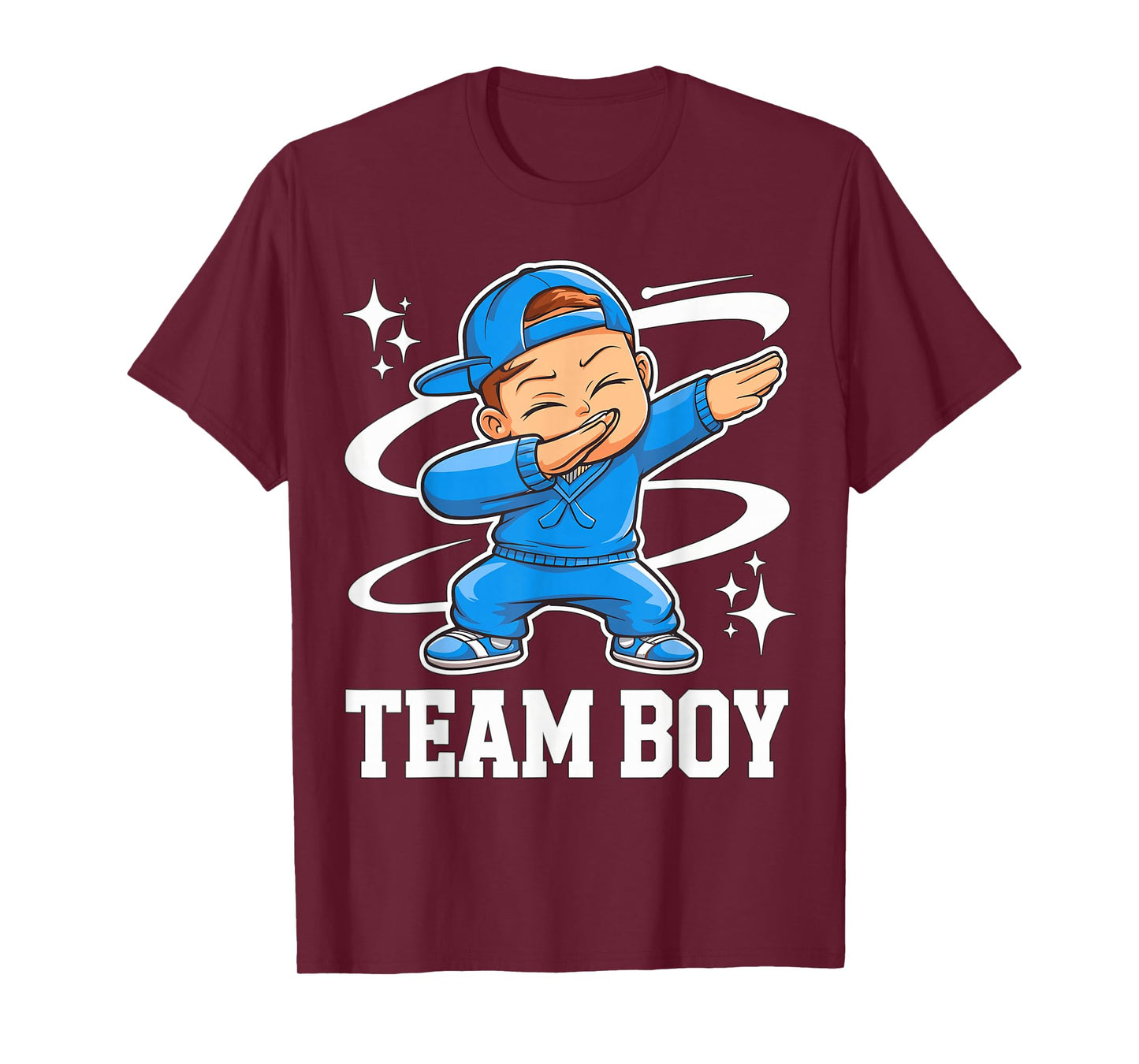 Team Boy Gender Reveal Party Baby Announcement T-Shirt