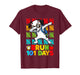 Bruh 100 Days of School Dalmatian Dog Boys 100 Days Smarter T-Shirt