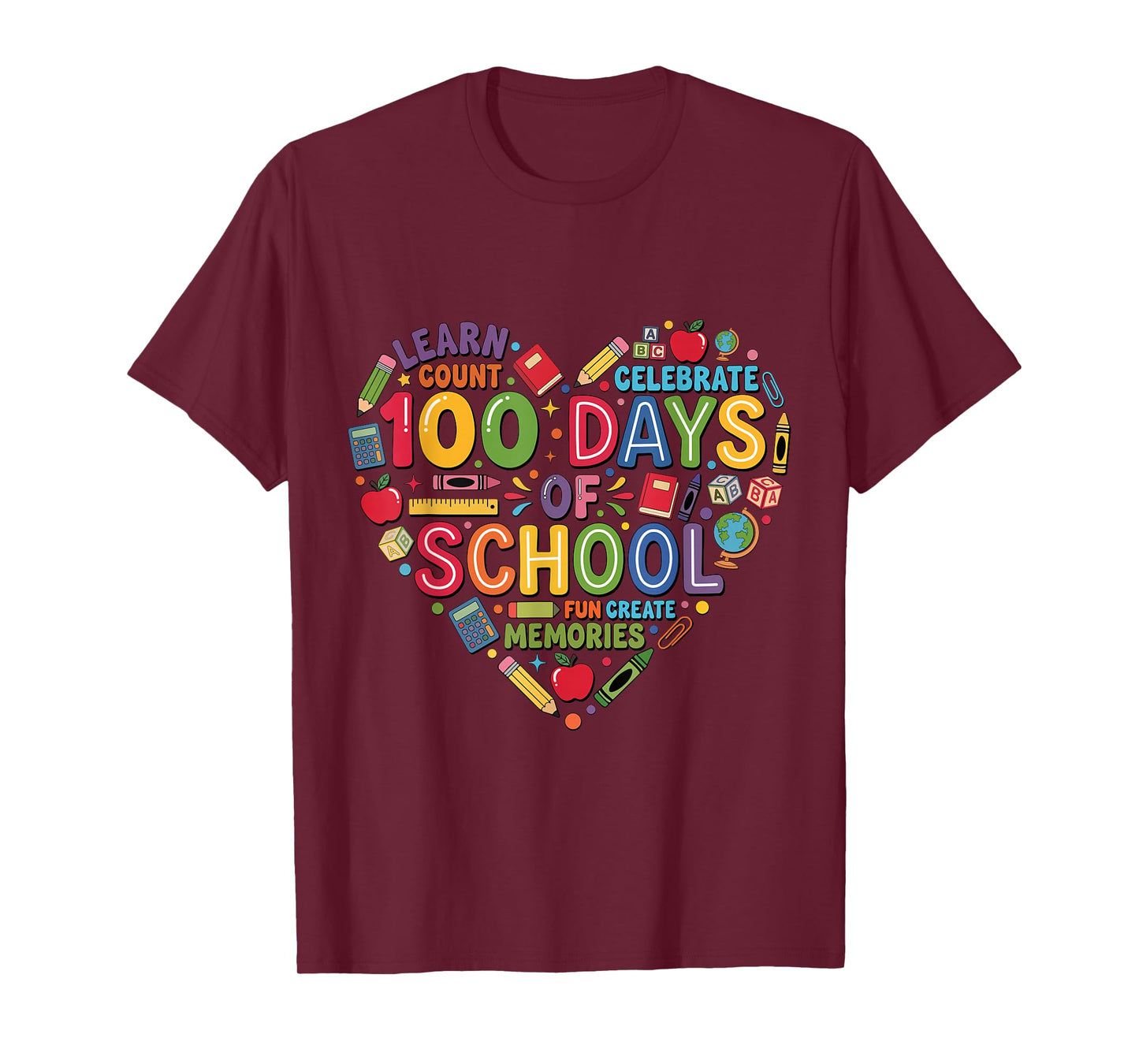 Celebrate 100 Days of Fun Learning at School! T-Shirt
