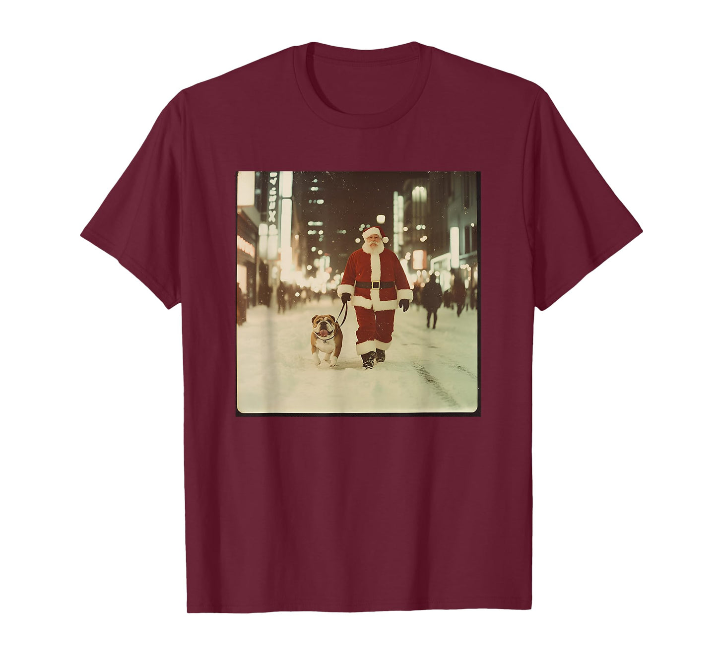 English Bulldog Christmas T-Shirt