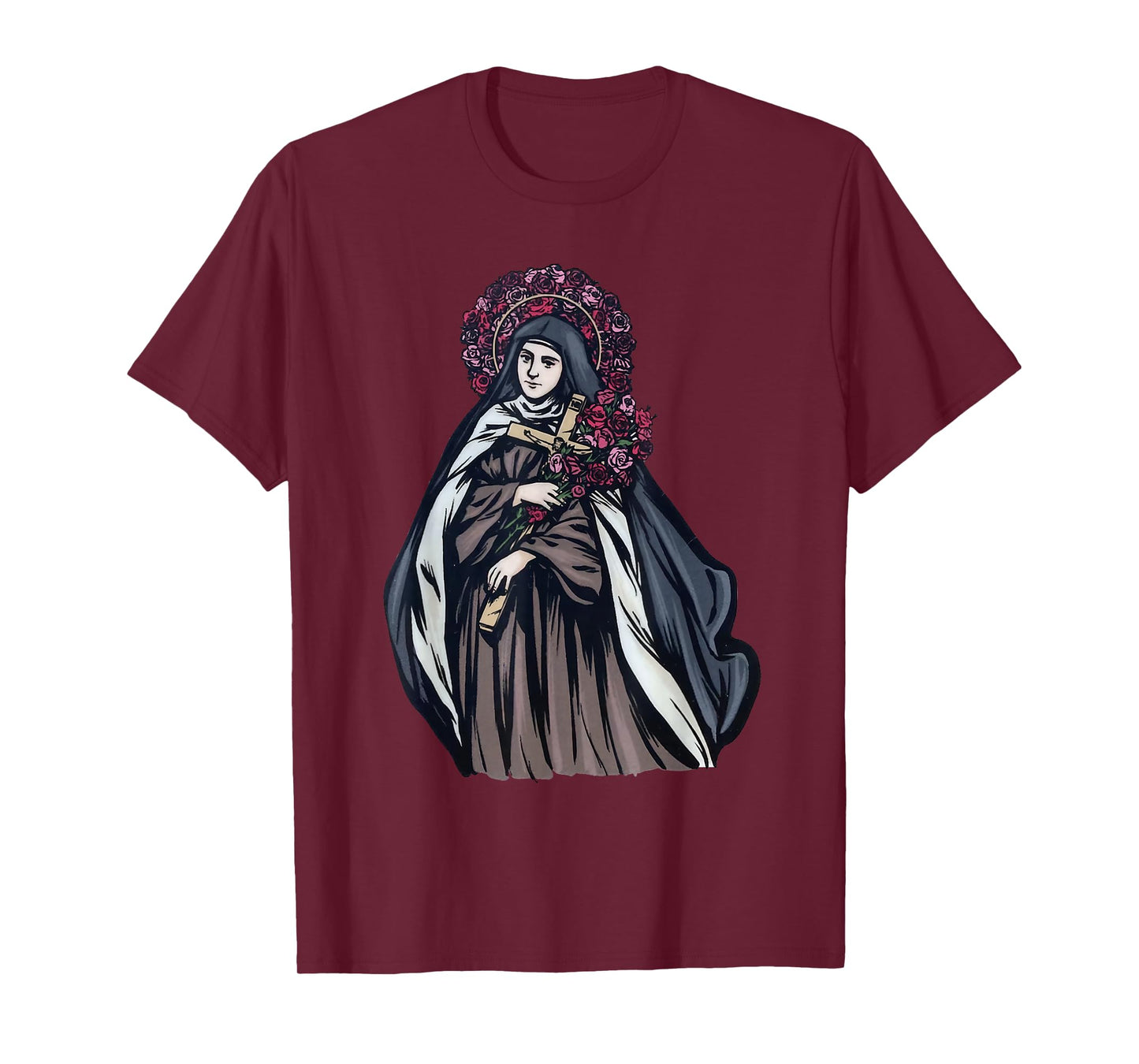 Saint Thérèse of Lisieux The Little Flower Artwork T-Shirt