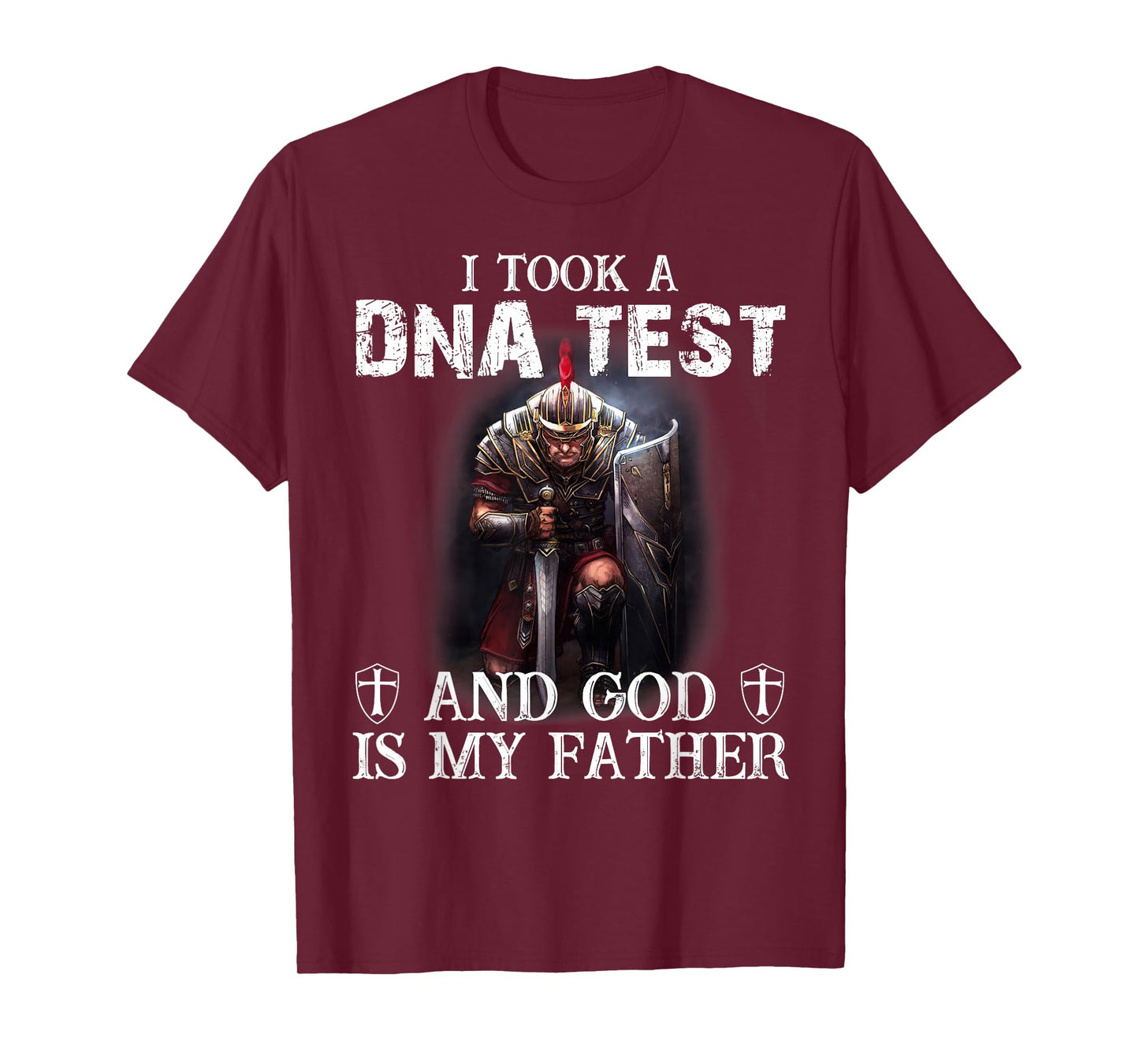 Knight Templar Christian Warrior DNA God is My Father T-Shirt