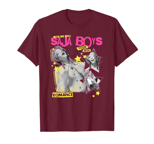 Kpop Demon Hunters Halloween Saja Boys Your Idol Romance T-Shirt