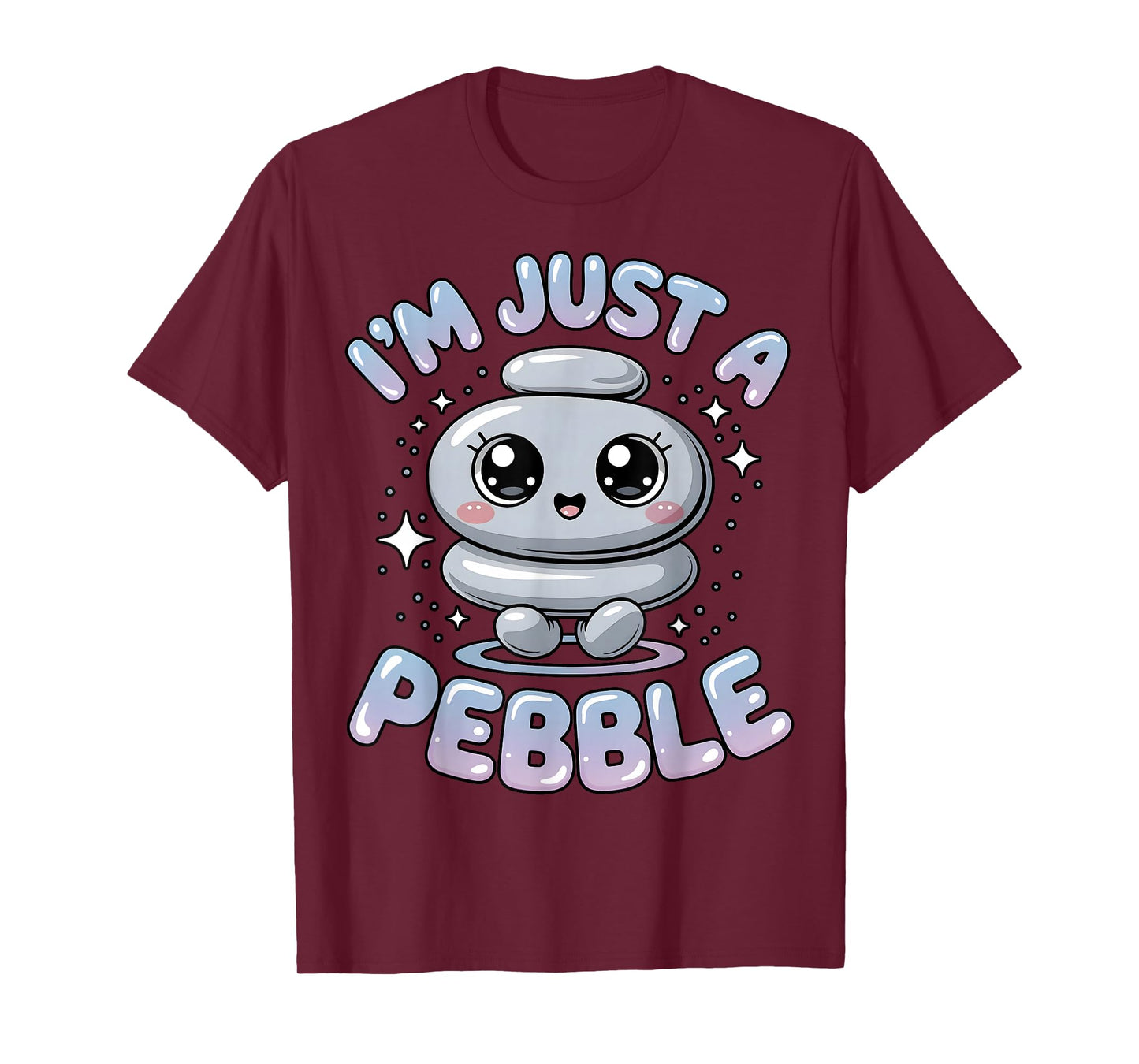I’m Just a Pebble Funny Minimalist Rock Lover T-Shirt