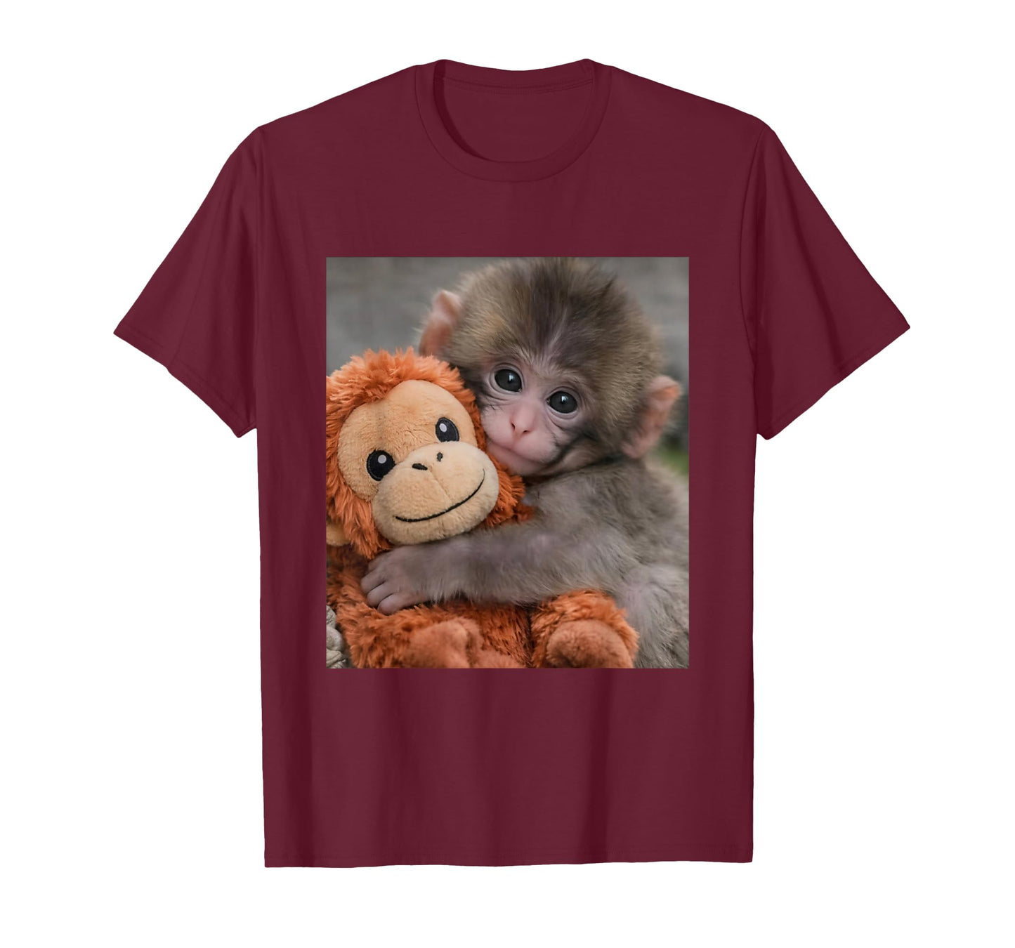Cute Baby Monkey Punch T-Shirt