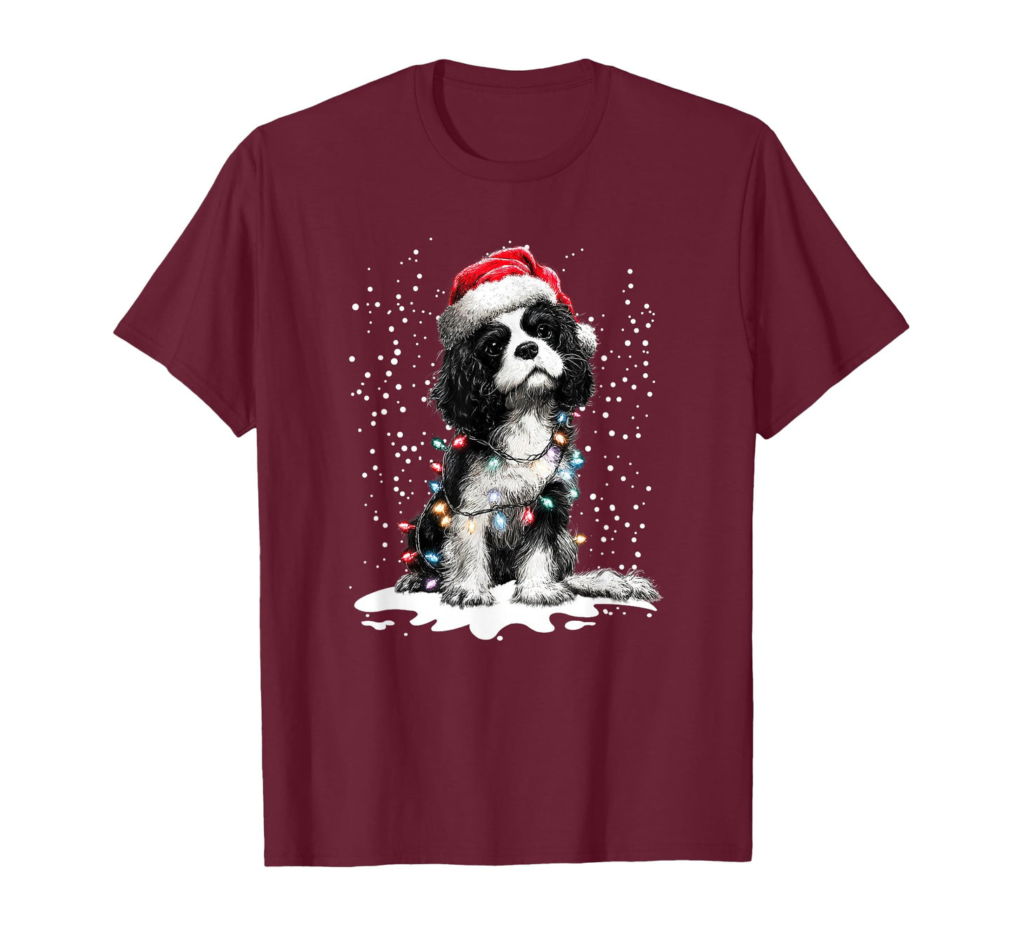 Dog Xmas Favorite Cavalier King Charles Spaniel Christmas T-Shirt